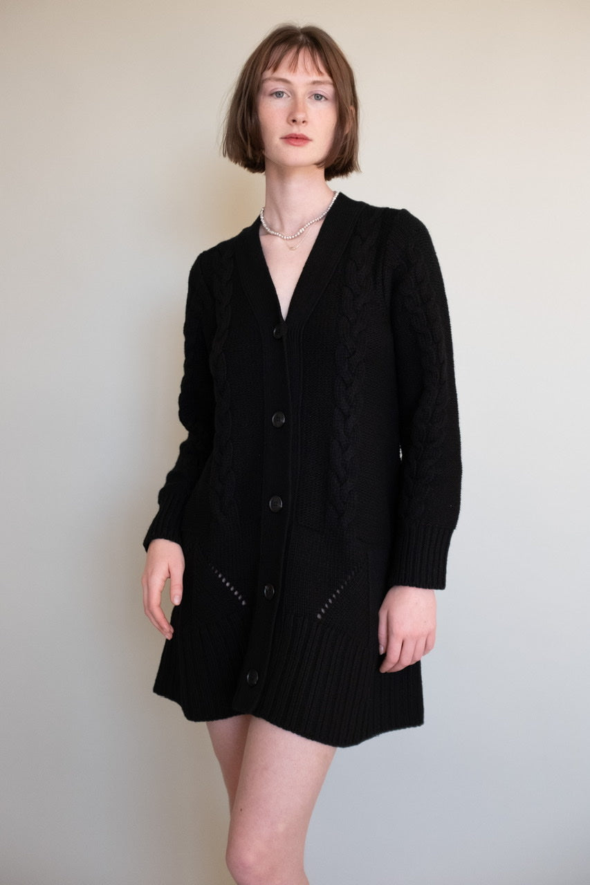 Cable Knit Cardigan Dress in 2 colors