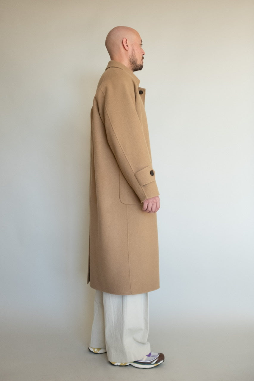 Handmade) Oversized Unisex Coat in Camel