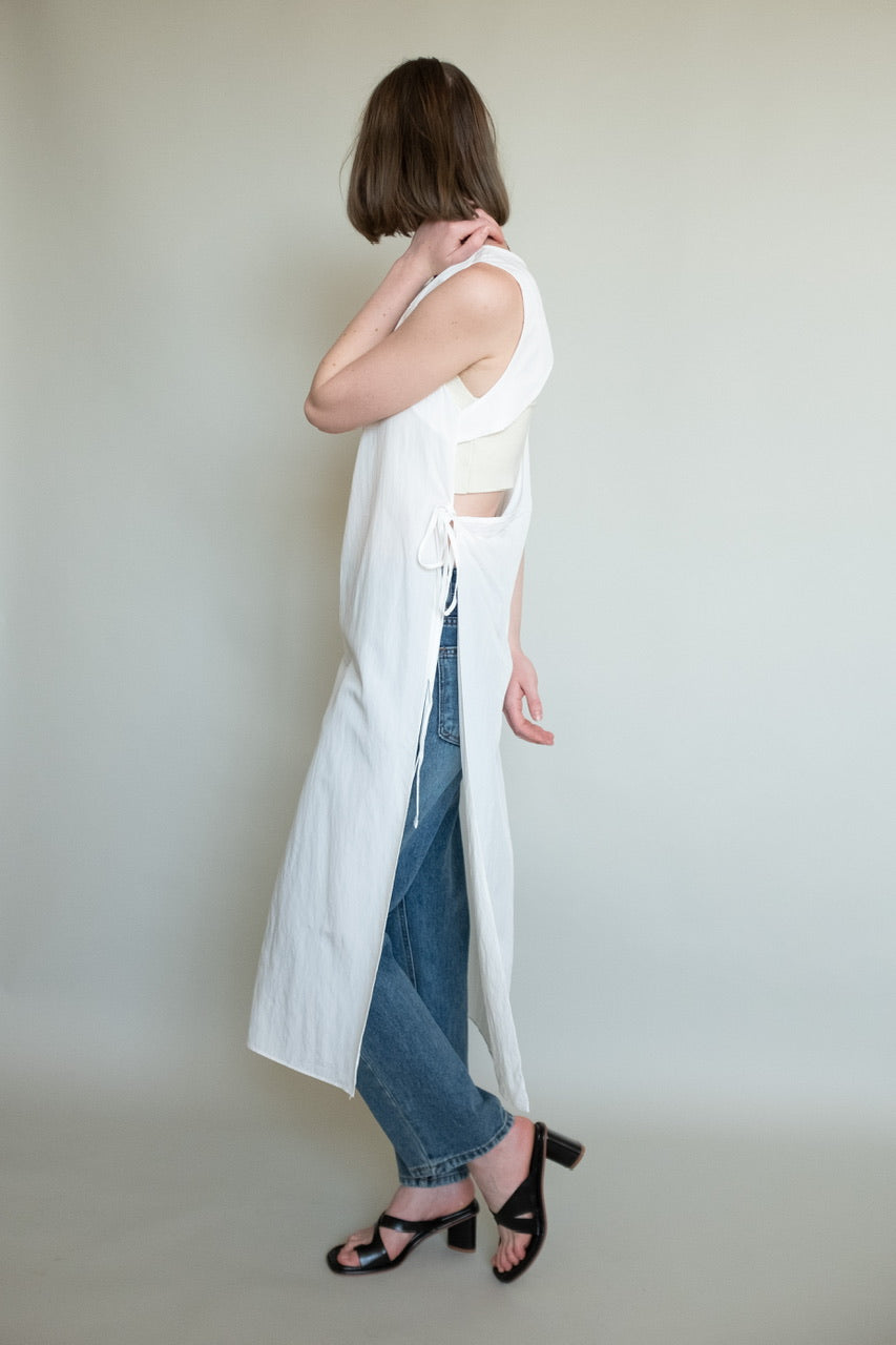 OPEN BACK COVER UP DRESS (2 COLORS)