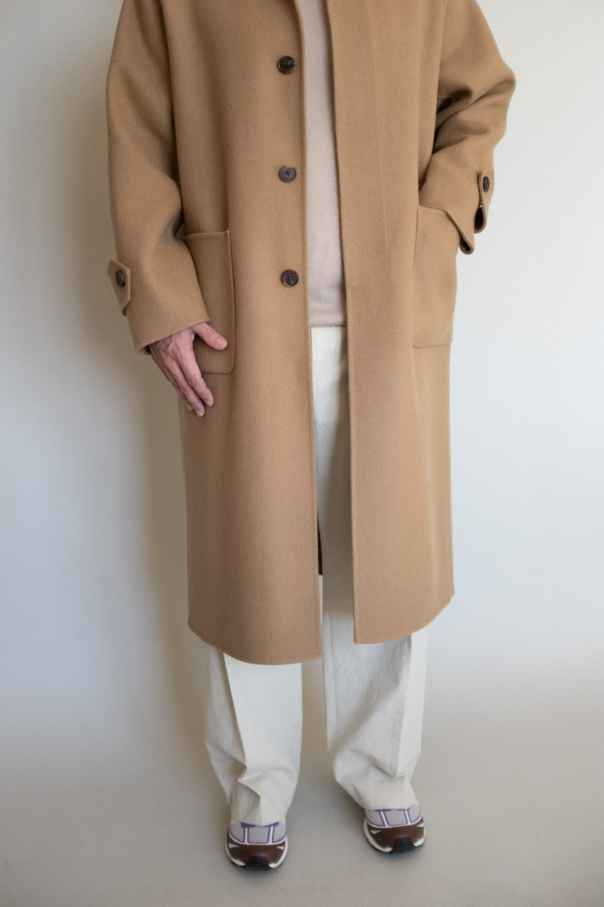 Handmade) Oversized Unisex Coat in Camel