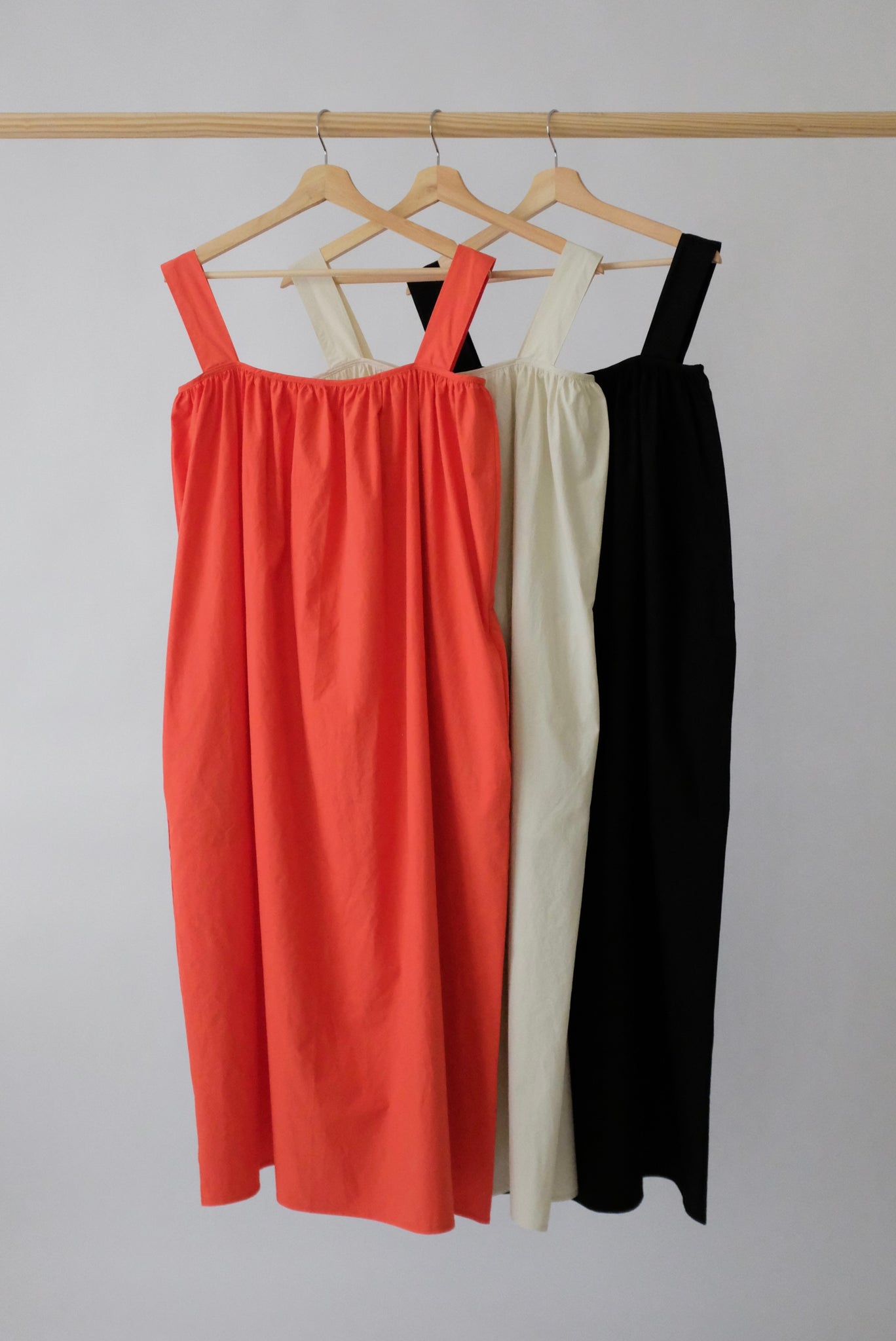 Square Neck Easy Dress (3 Colors)