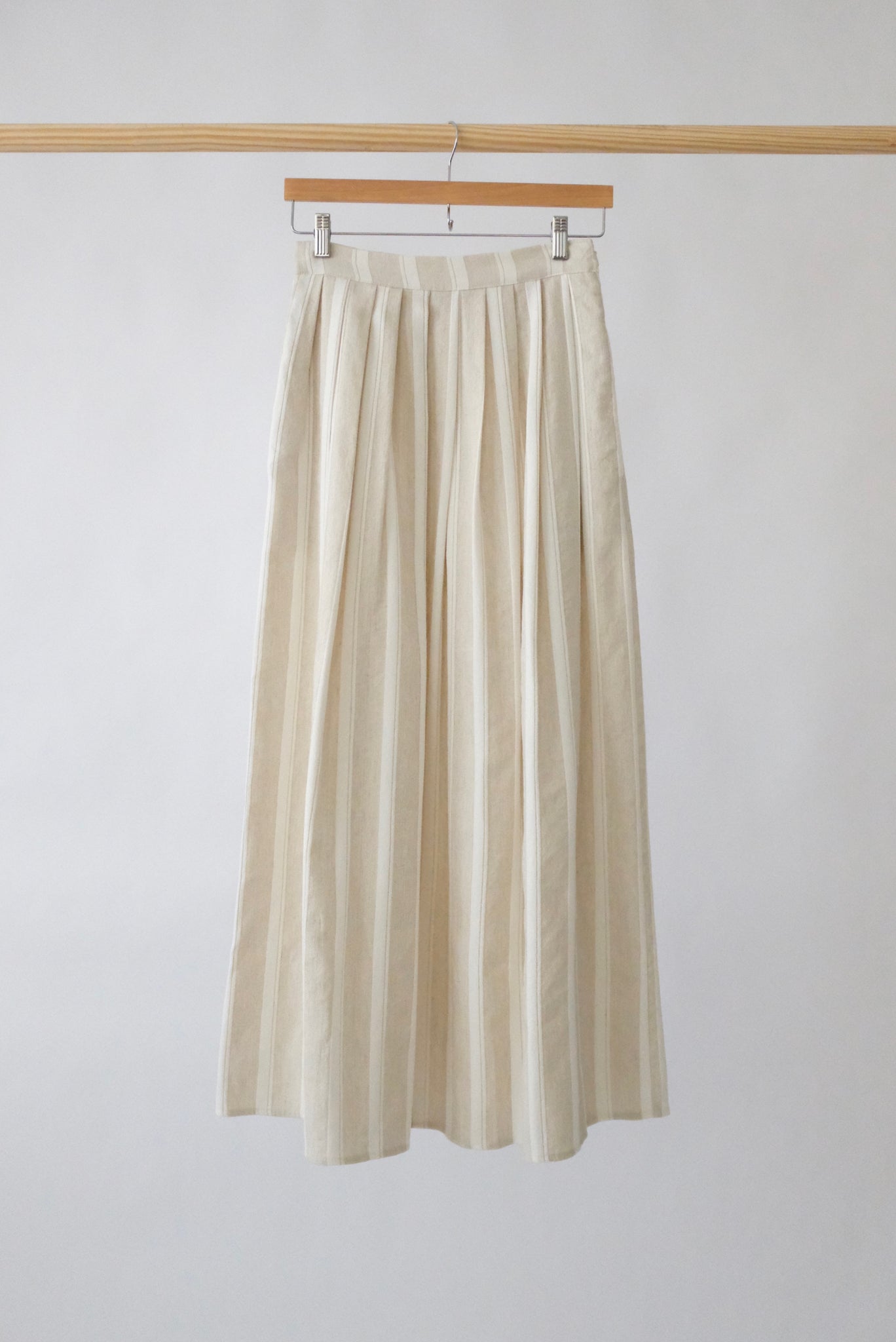 Olivia Linen Stripe Skirt