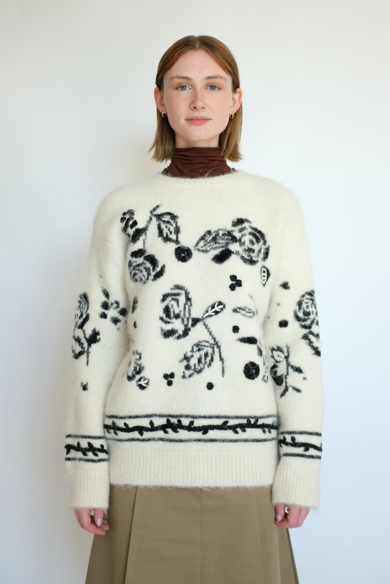 Rose Alpaca Sweater