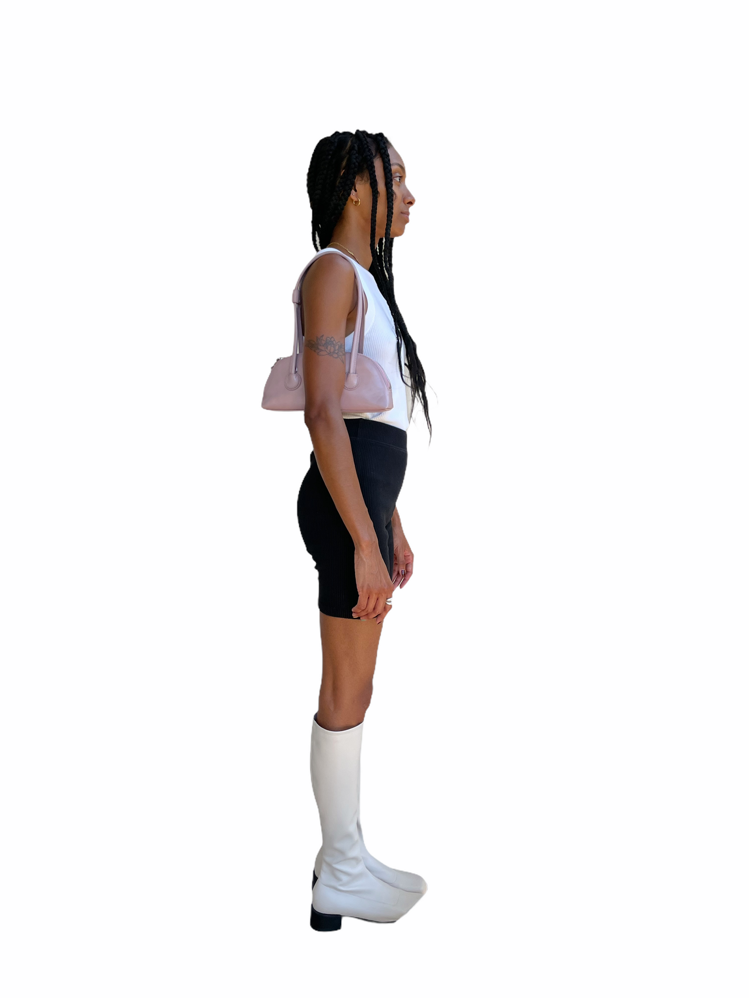 Bessette Shoulder Bag in Baby Pink