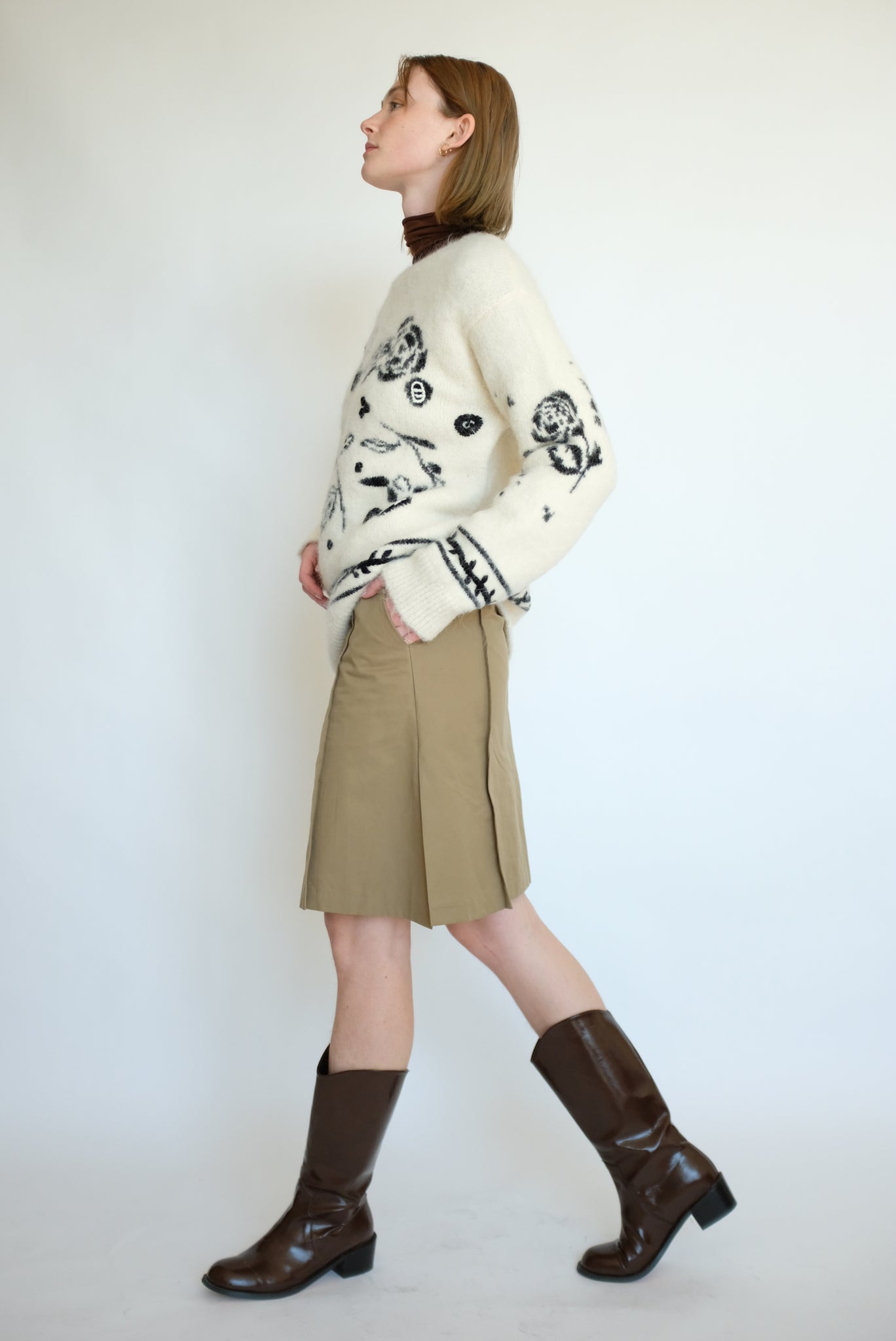 Rose Alpaca Sweater